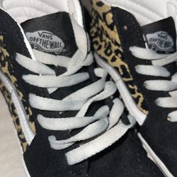 Vans Shoes Cheetah Print Size 2