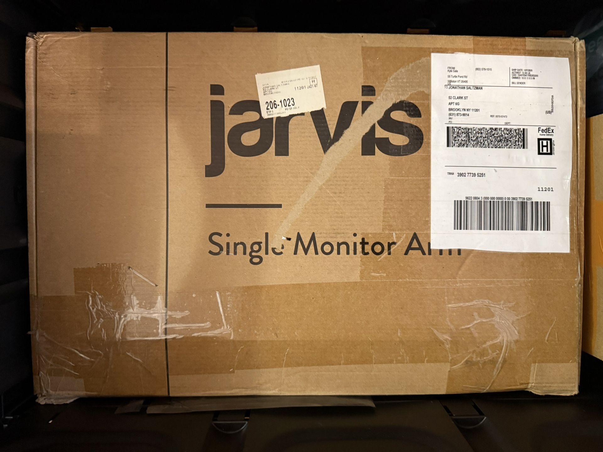 Jarvis Monitor Arm