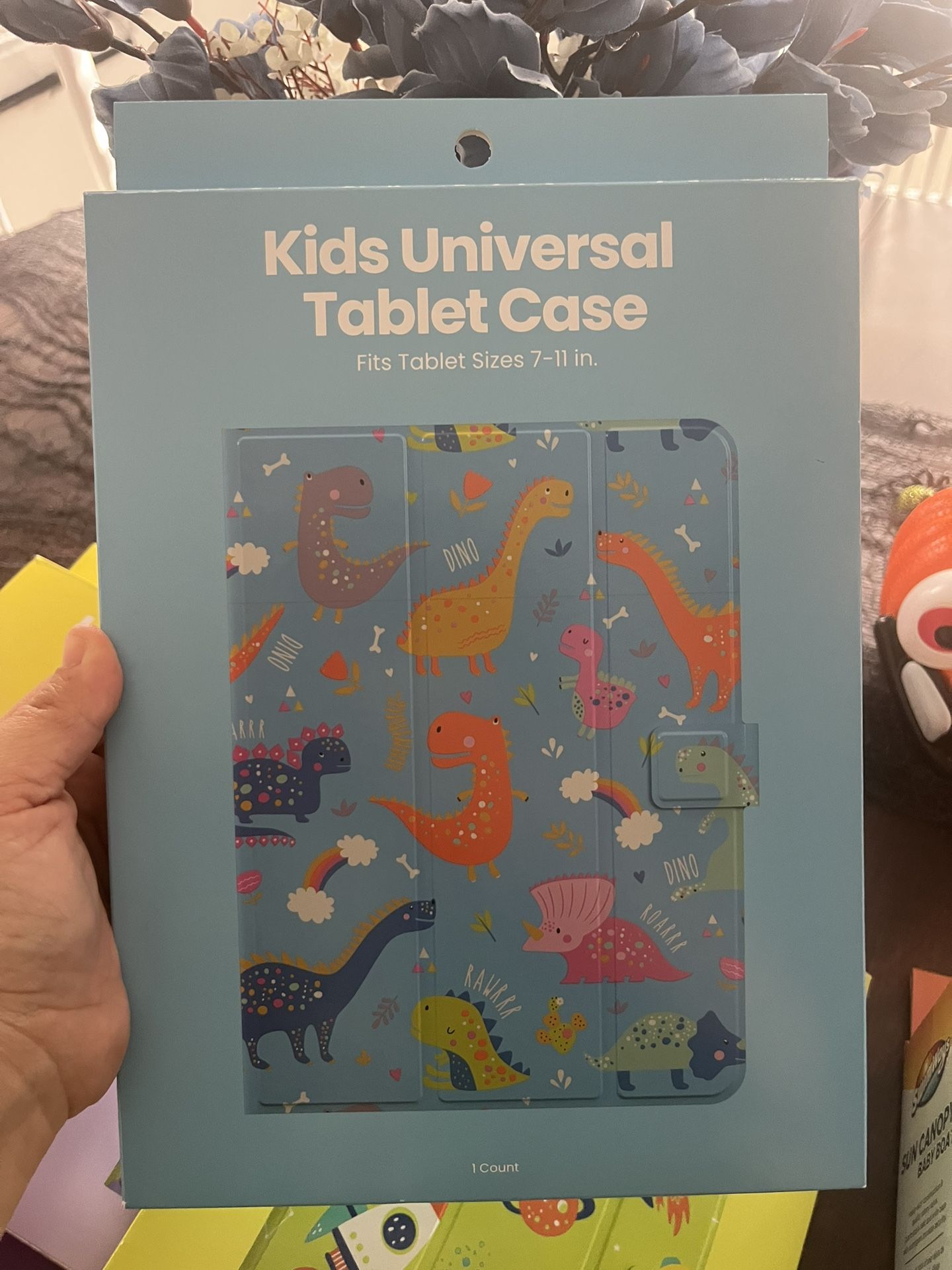 Kids Universal Tablet Case – Cute Dinosaur Design 🦕🦖