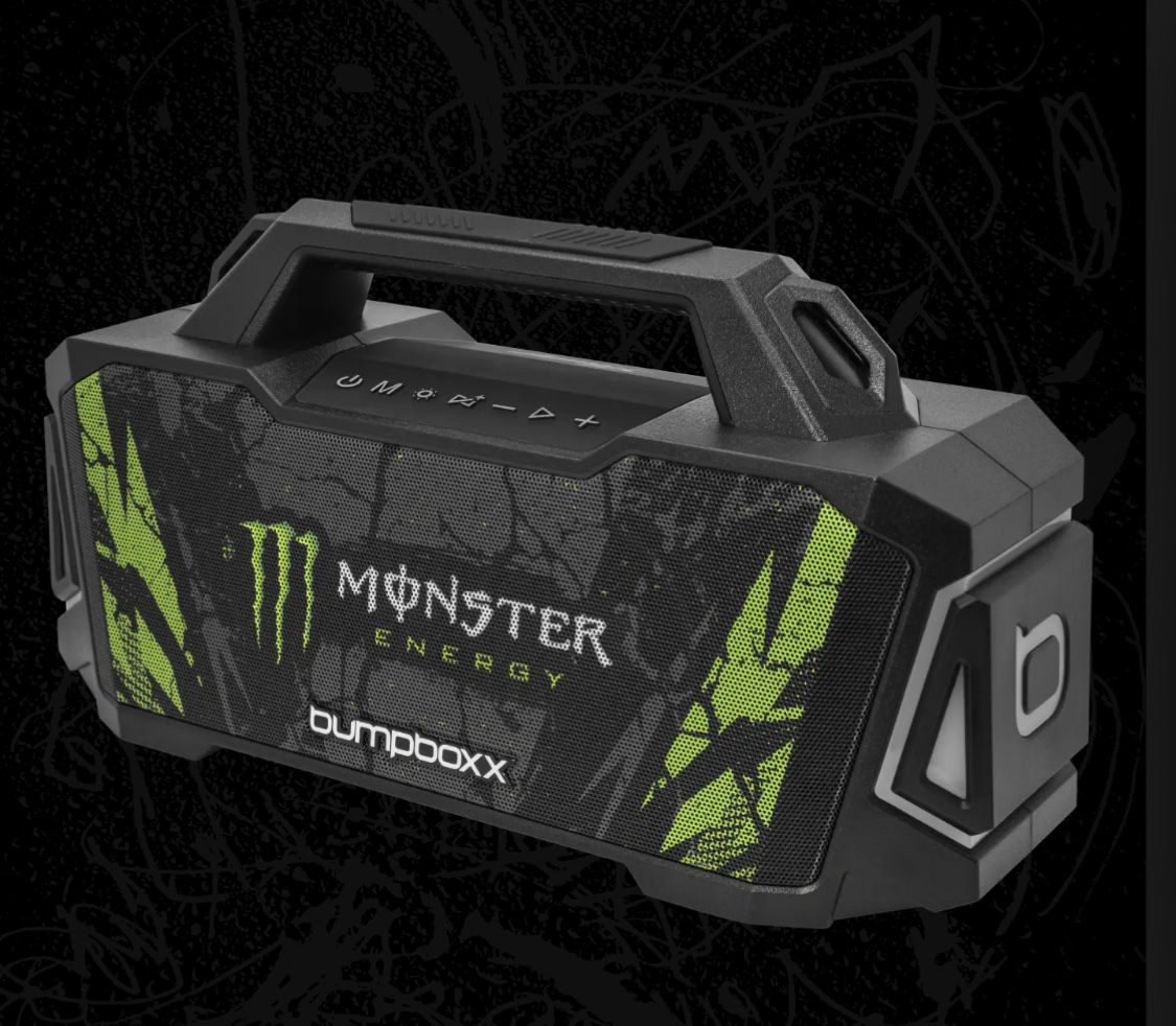 Monster Energy Collab Bumpboxx Thump Bluetooth Speaker