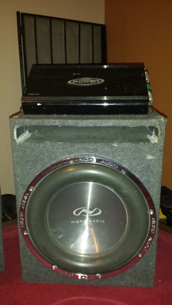 15 inch competition subwoofer niche audio dual voice coil gigantic magnet