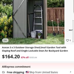 New Metal Shed ---Brand new