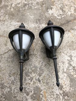 Exterior bronzer lamp old stile