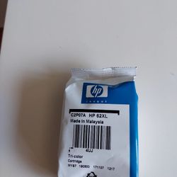 New HP 62XL Tri-Color Ink Cartridge (High Yield, Original Factory Sealed)