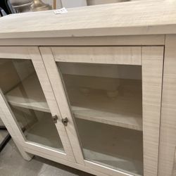 Elk Home solid wood off white cabinet