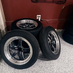 S550 mustang drag pack weld wheels 18x5 17x10