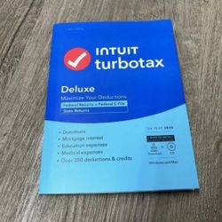 TurboTax 2023 Deluxe Federal & State Tax Software + Federal E-File