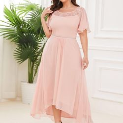 Dress Pink  New With Tags Size 24
