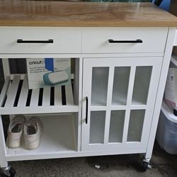 ROLLING KITCHEN CART (ISLAND)
