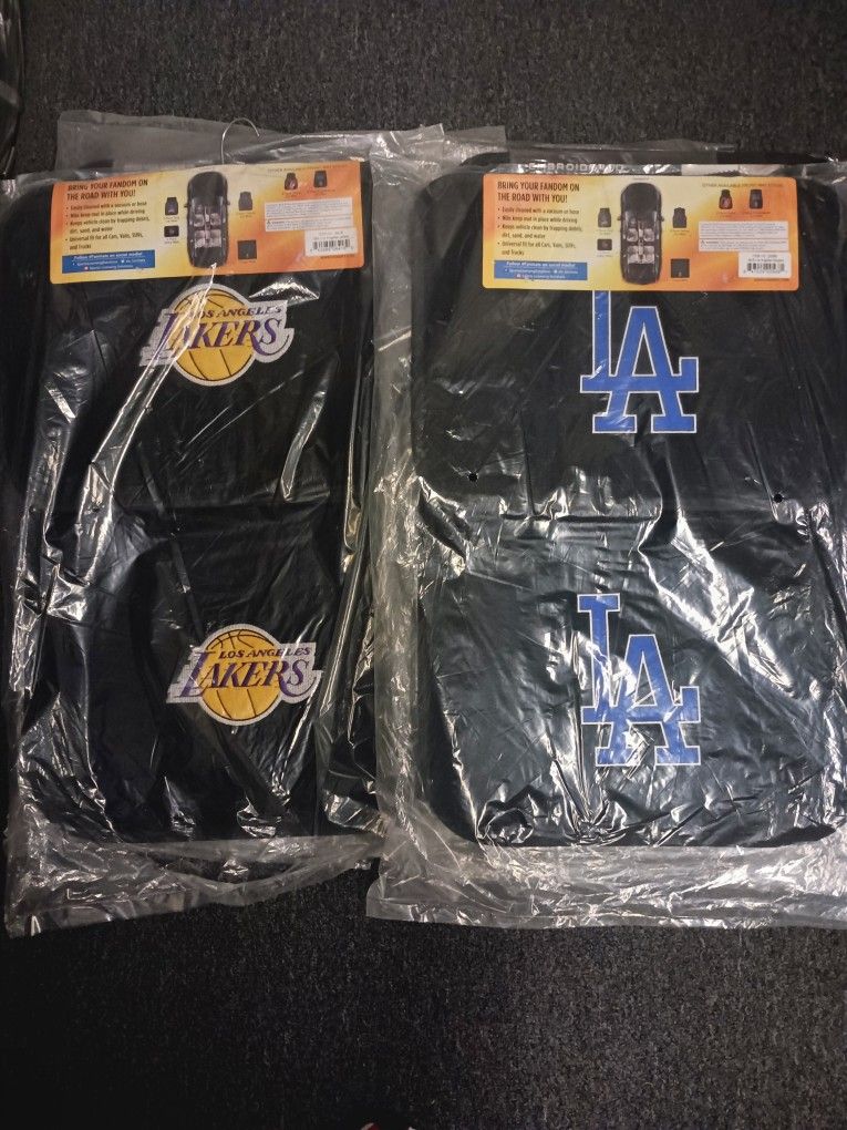 Lakers 4pc Carpet Mats