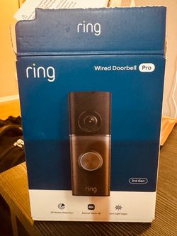 Ring wired doorbell Pro