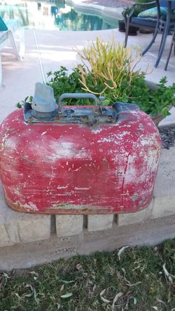 Vintage marine gas can