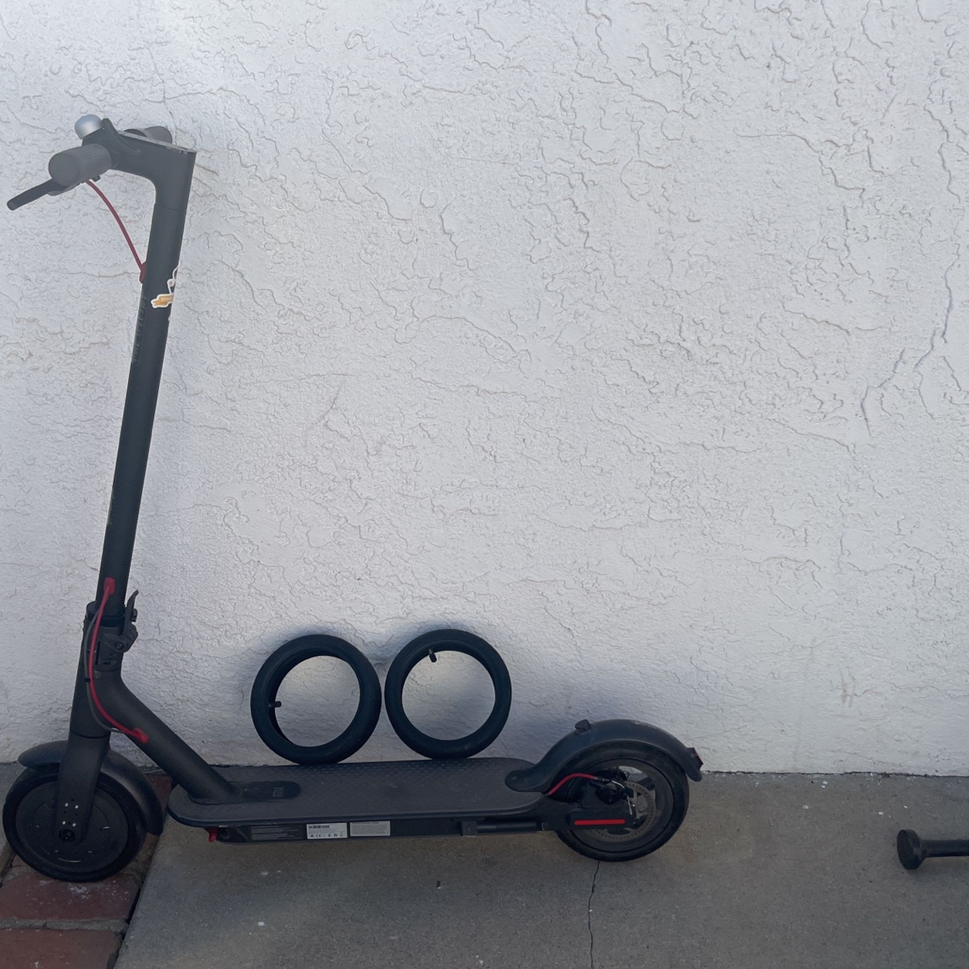M1 black electric scooter