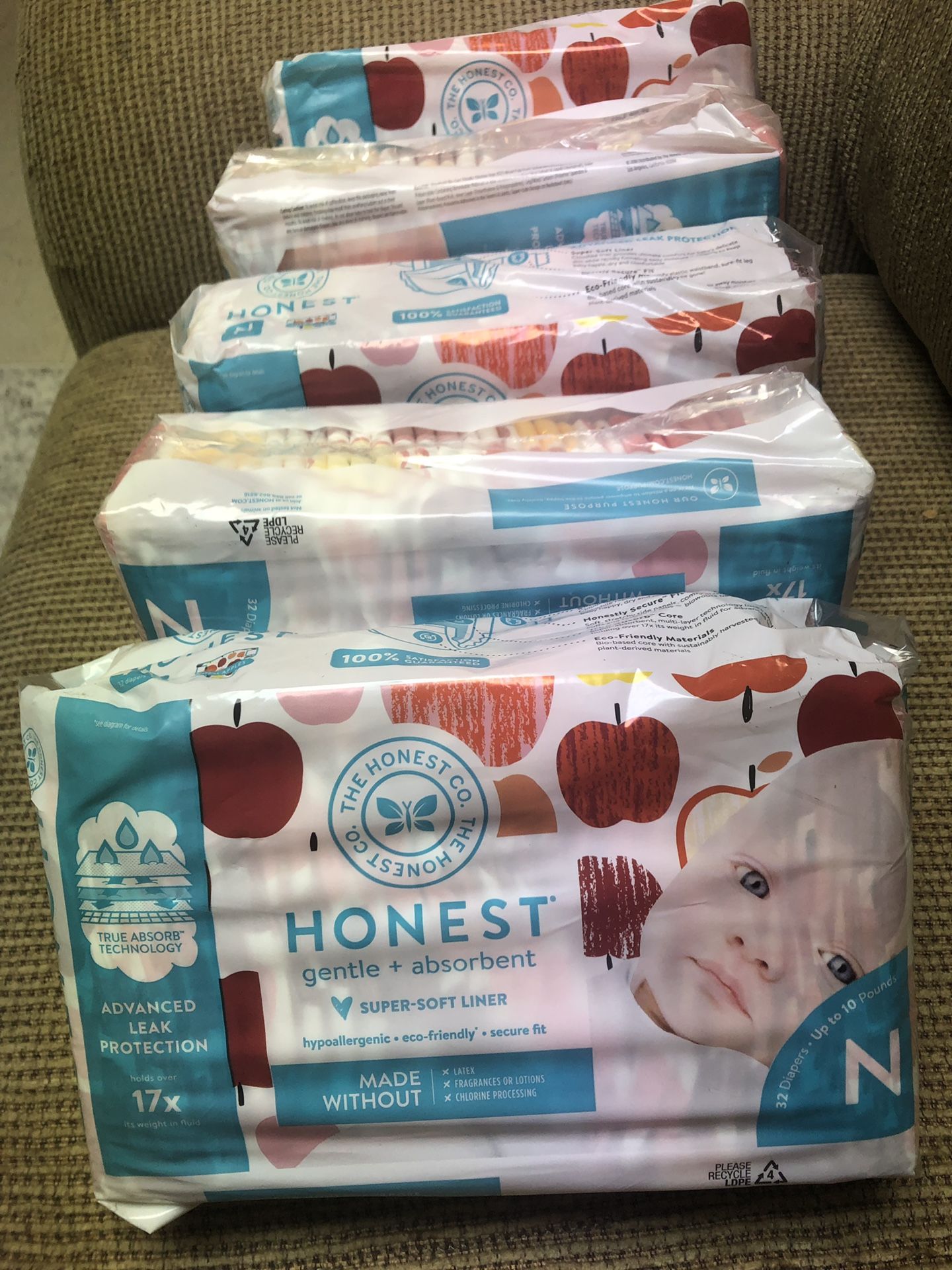 Honest brand diapers each 7$