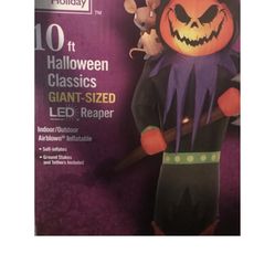 10 ft. Giant Sized LED Reaper Inflatable 