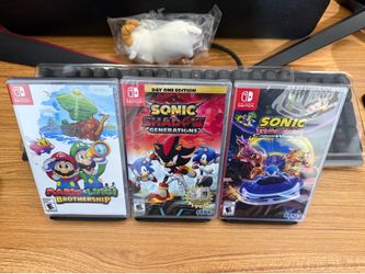 Mario & Luigi Brothership + Sonic X Shadow Generations + Sonic Racing Crossworlds for Nintendo Switch