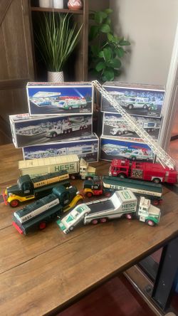 Hess Toy Truck Collection – 10+ Trucks – Several New in Box
