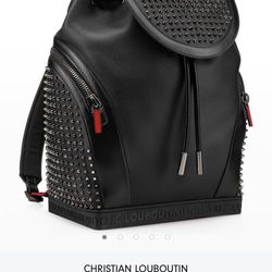 Authentic Louboutin Backpack 