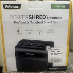 NEW Fellowes Paper Shredder