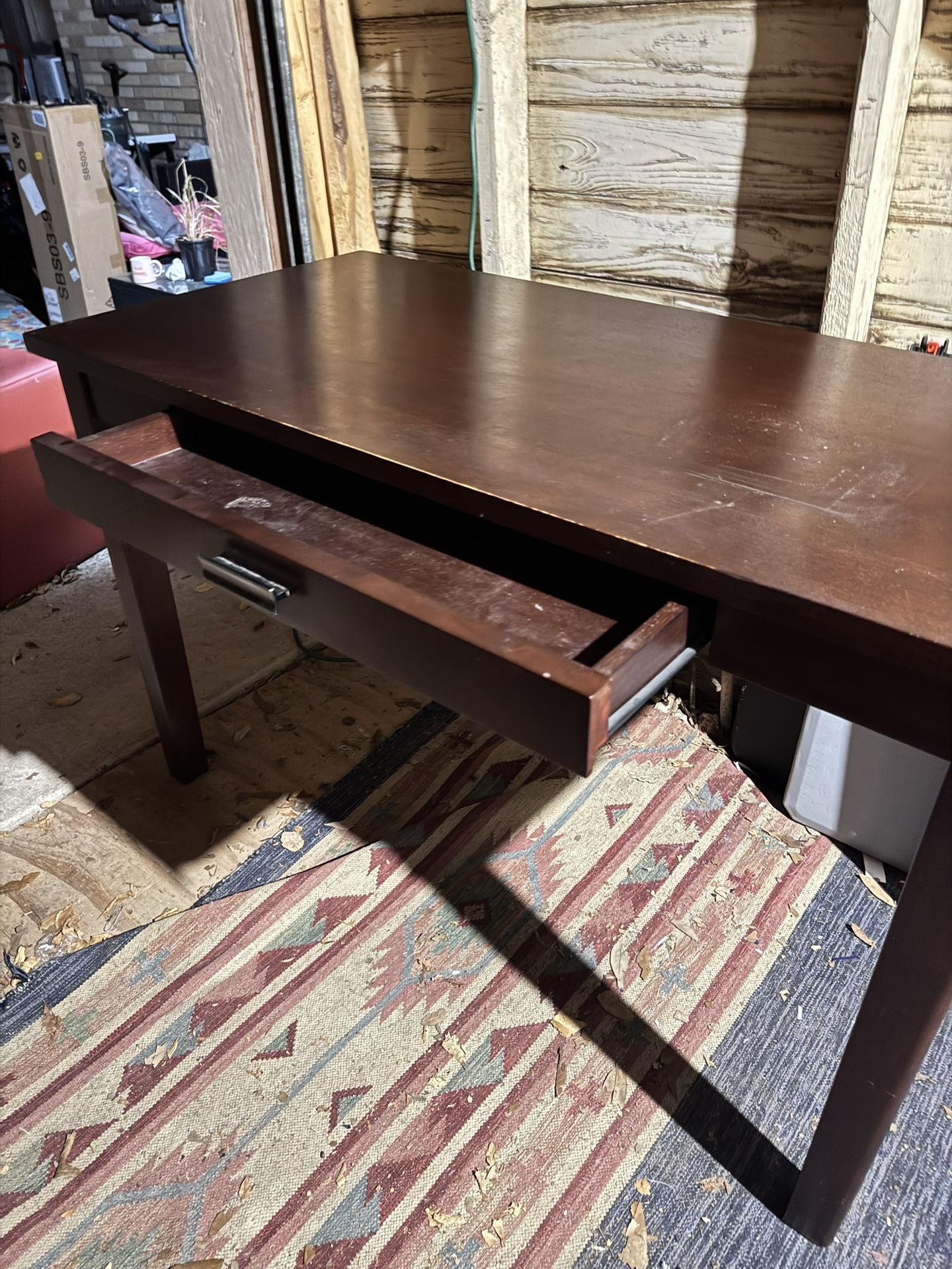 Pottery Barn Desk 4 Ft wide 2 Ft deep 30 tall