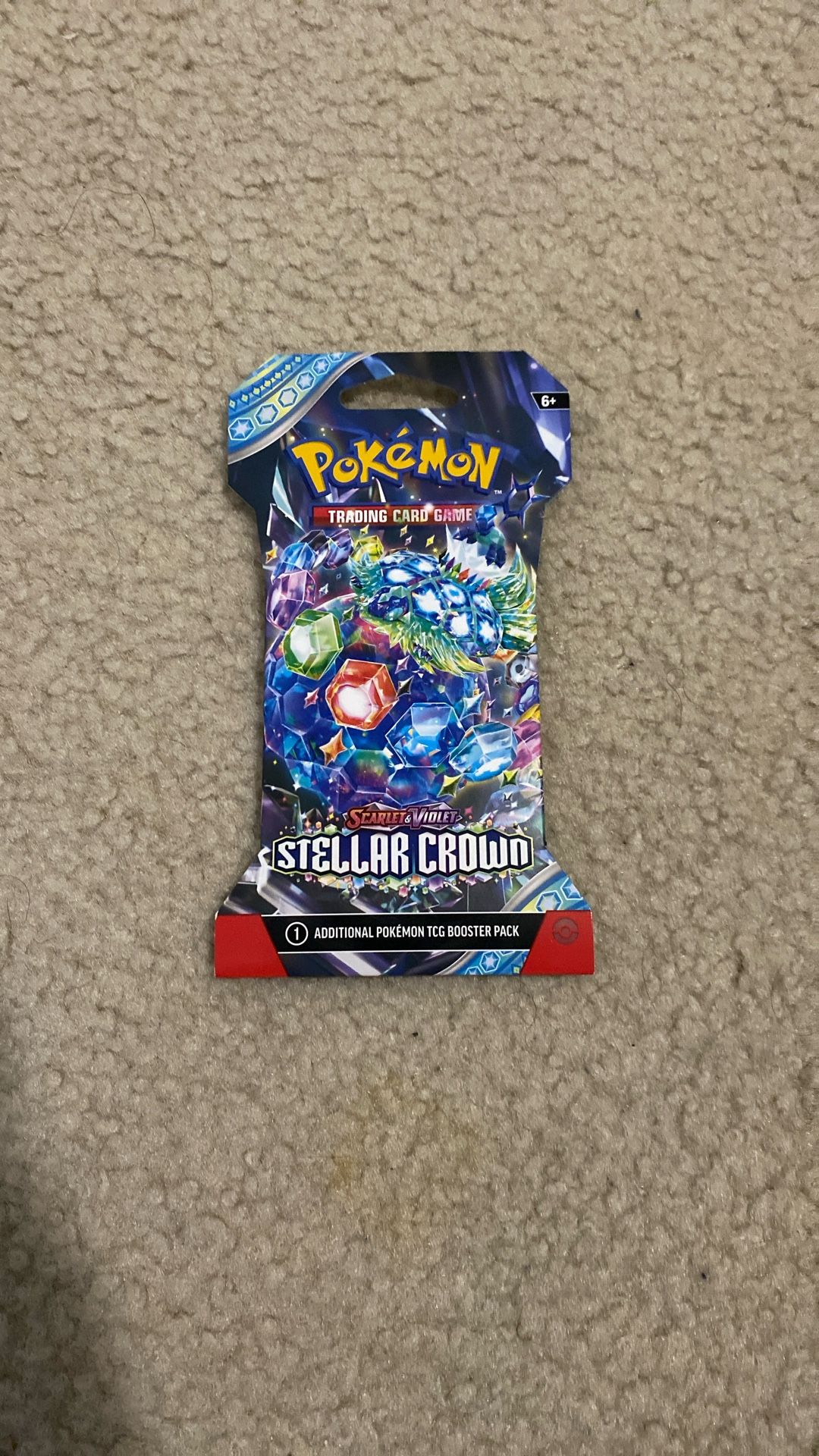 Pokemon TCG Stellar Crown Sleeved Booster Pack