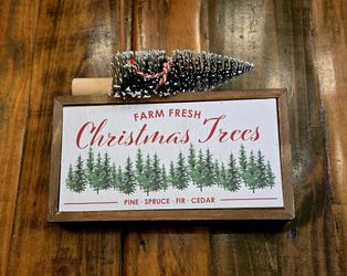 Christmas Tree Table Decor 