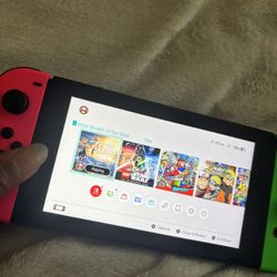 Nintendo Switch With 128gb micro Sd CARD
