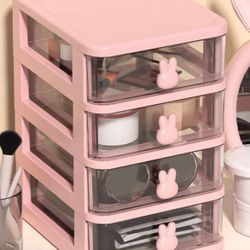 4-Level Storage Box - Pink