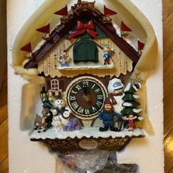 Bradford Exchange Rudolph The Red Nose Reindeer Cuckoo Clock