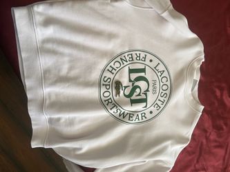 Lacoste Sweater Size M White