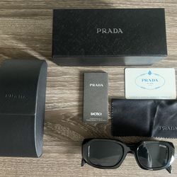 2025 Prada Unisex Black Sunglasses (New)