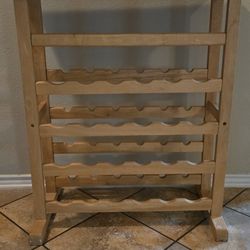 Solid Wood Wine Rack