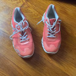 Bright Orangey Pink Reebok Woman Size 7