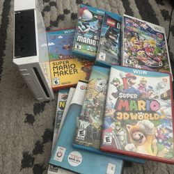 Wii U console+Games
