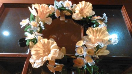Yellow Flowers Wreath