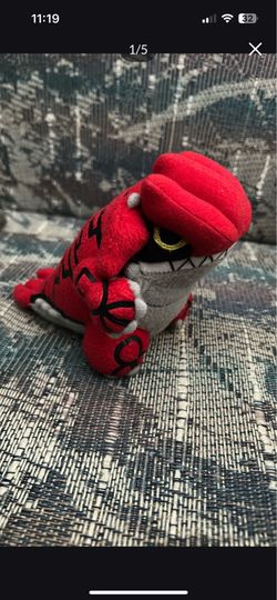 Pokemon Center Groudon Plush (Pokedoll) 2010
