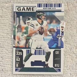 2024 PANINI CONTENDERS FOOTBALL #78 AARON RODGERS GAME TICKET BLUE /499 QB JETS