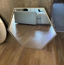 Hexagonal Wall Mirror 30" x 26"