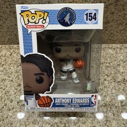 Anthony Edwards Funko Pop NBA Basketball Minnesota Timberwolves T-Wolves Vinyl Figurine Figure Toy 154