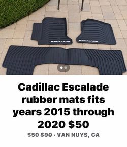 Full Cadillac Escalade mats