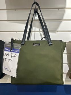 Kate Spade New York Olive Green Tote Bag