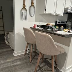 Two stools for sale.
