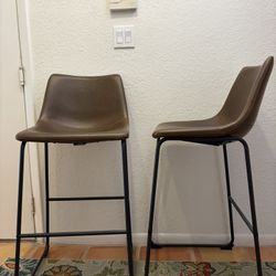 Pair Of Bar Height Stools