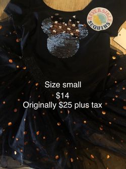 NEW Minnie Mouse Halloween Outfit size 4-5T