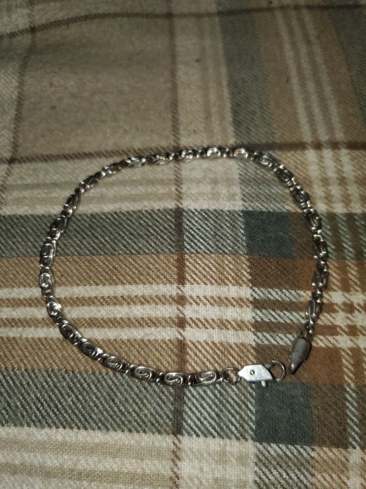 Vintage 9" Silver 925 Bracelet In Perfect Condition 