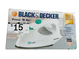 Black & Decker Ir100 White Irons & Clothes Steamer