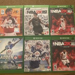 Xbox One Games( Read Description )