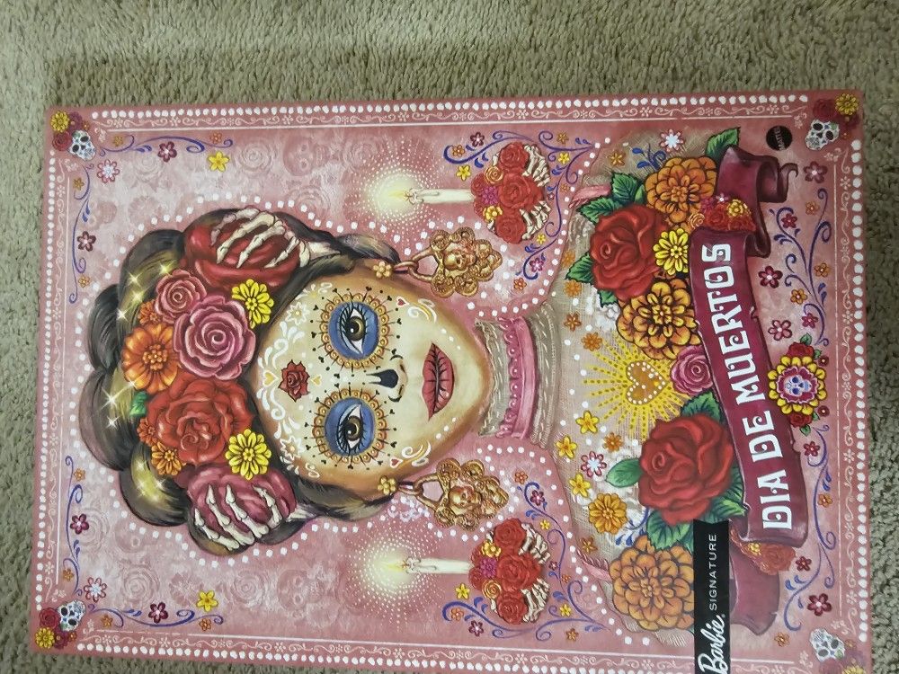 Collectible Signature Dia de muertos barbie