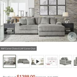 Comfortable Grey Couch