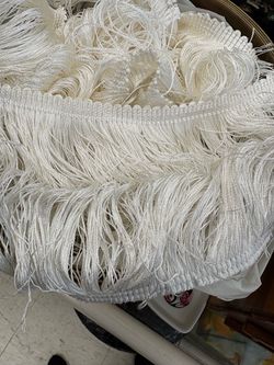 New White Fringe $3.00 per Yard - The more you buy, the better the deal!